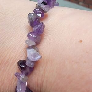 Amethyst Bracelet Beads Handmade Bracelet